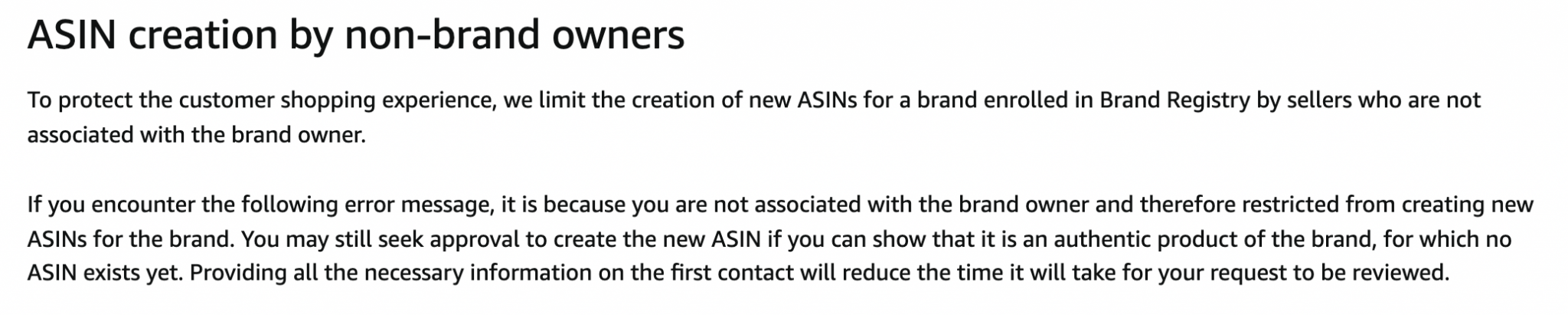 amazon creation limit