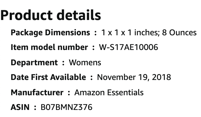 where to find amazon asin