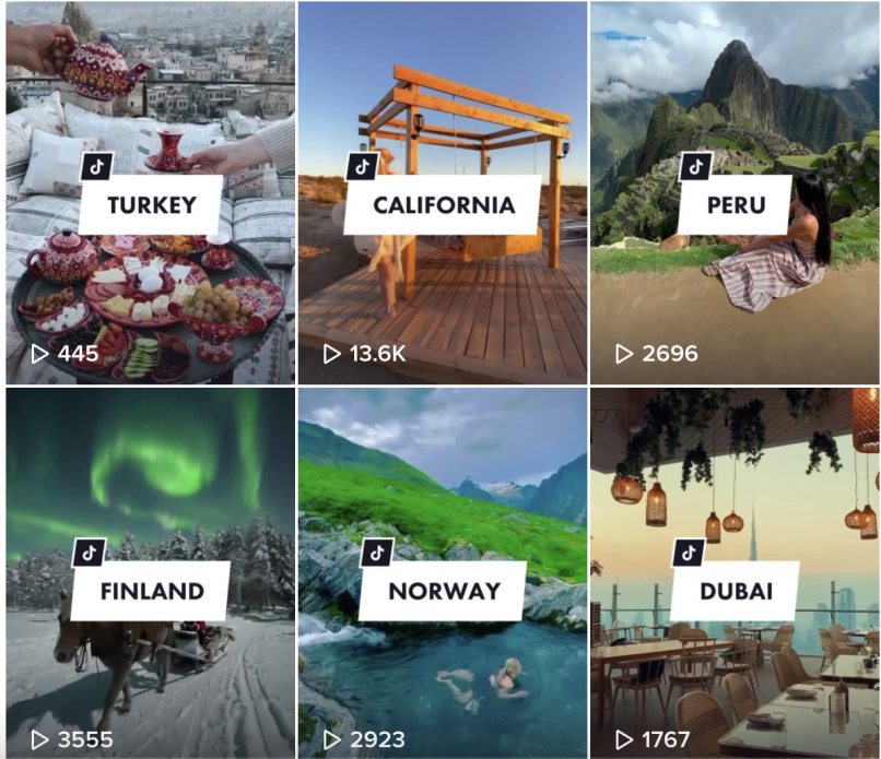 travel tiktoks