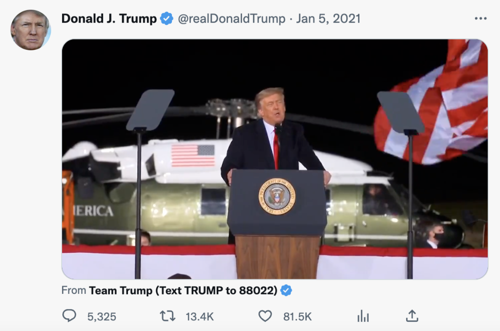 donald trumo twitter