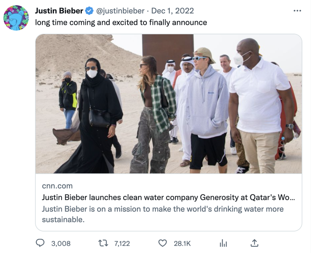justin bieber twitter