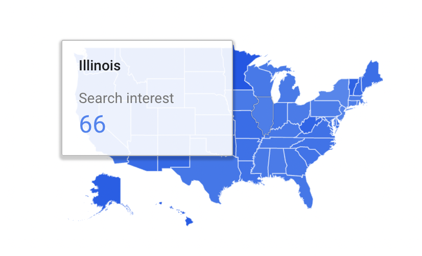 keyword popularity by region