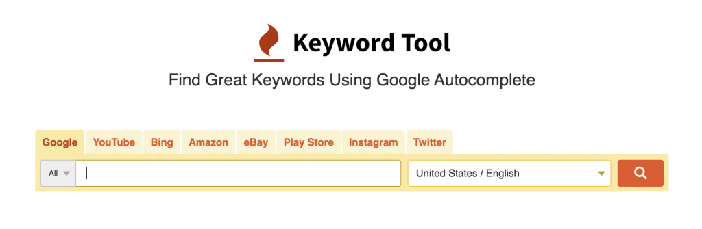 Keyword tool old version