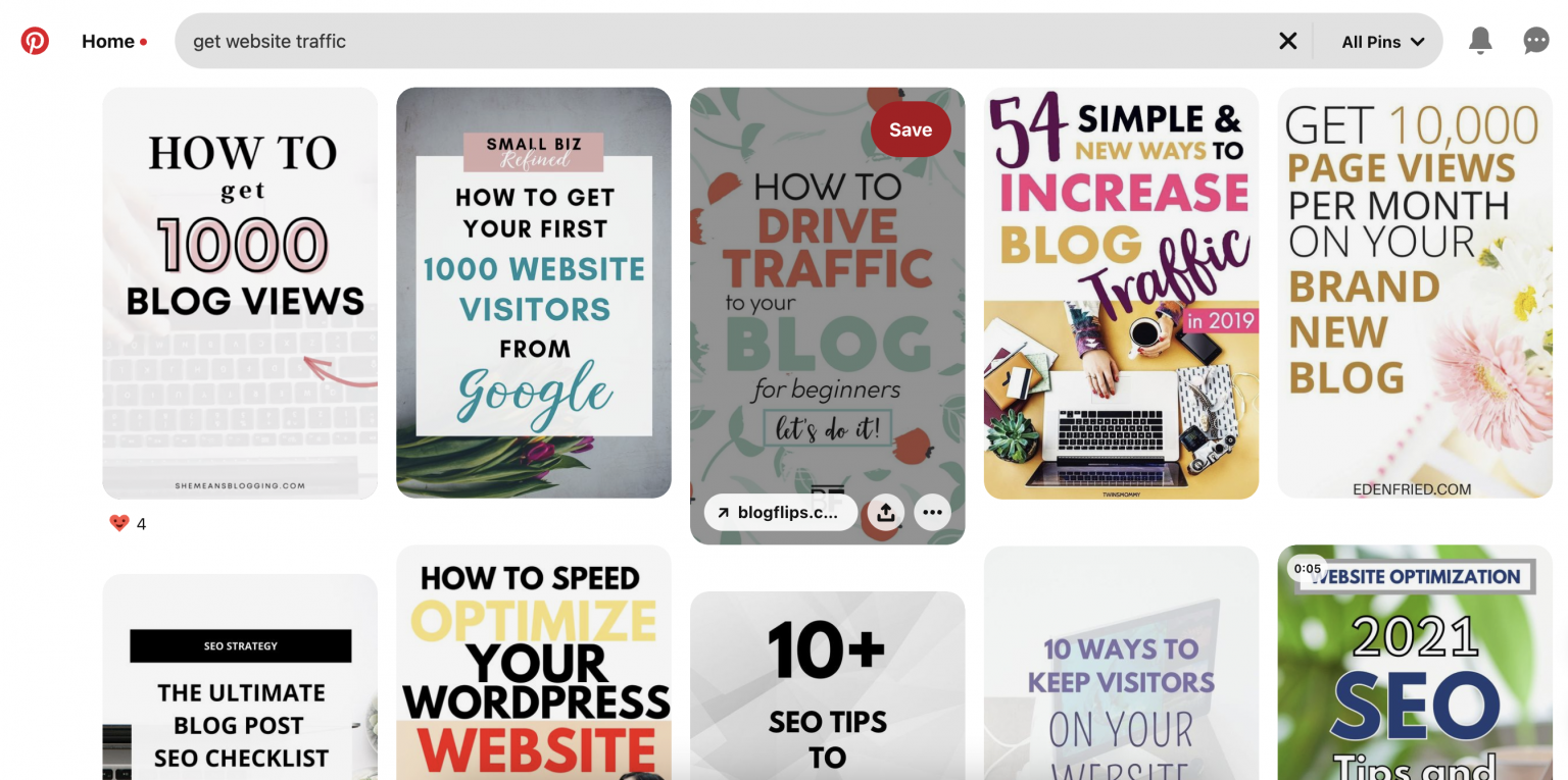 pinterest search results