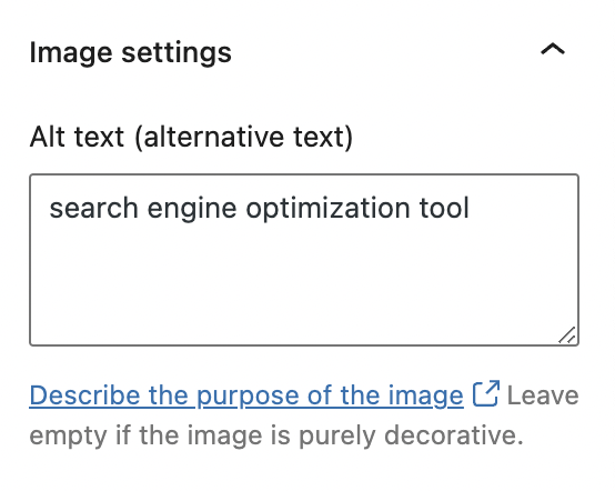 image alt tags
