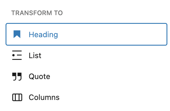 keywords in subheadings