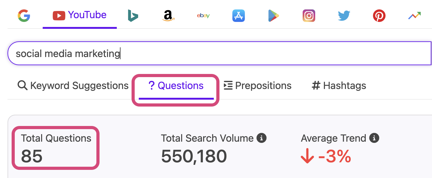 social media YouTube questions