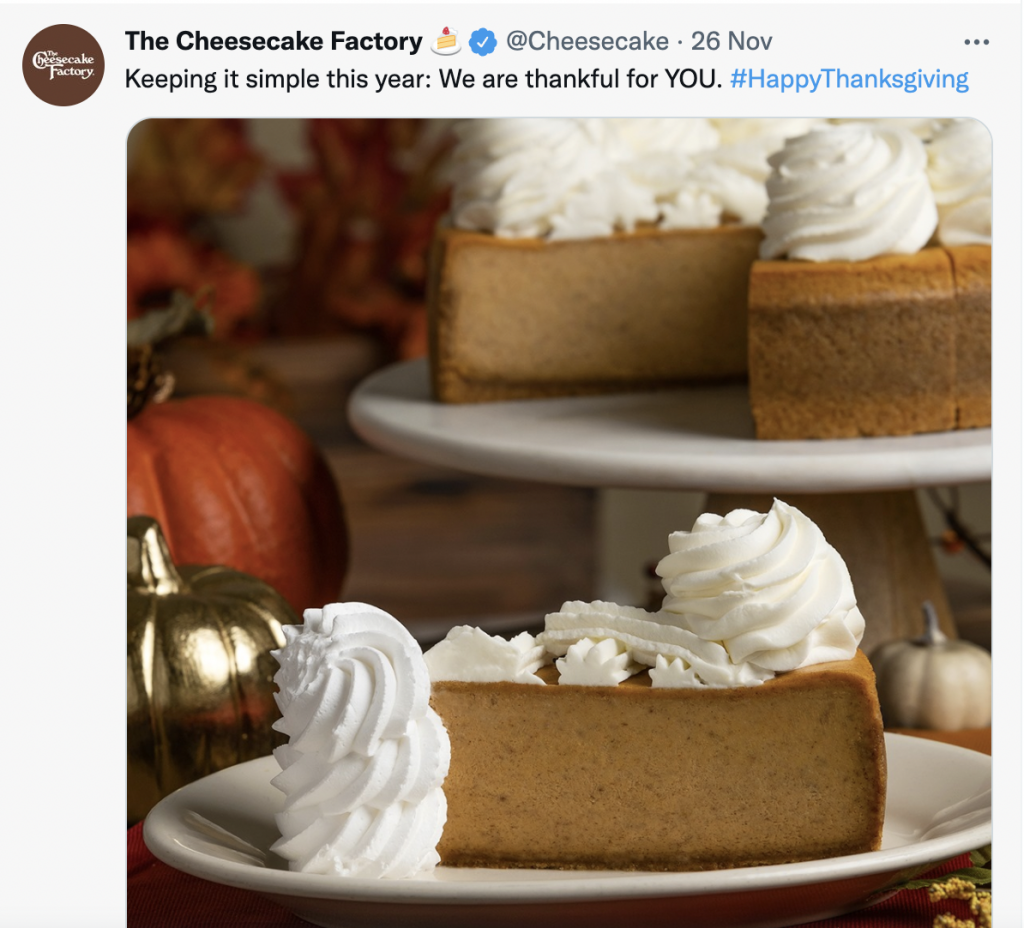 Cheescake factory