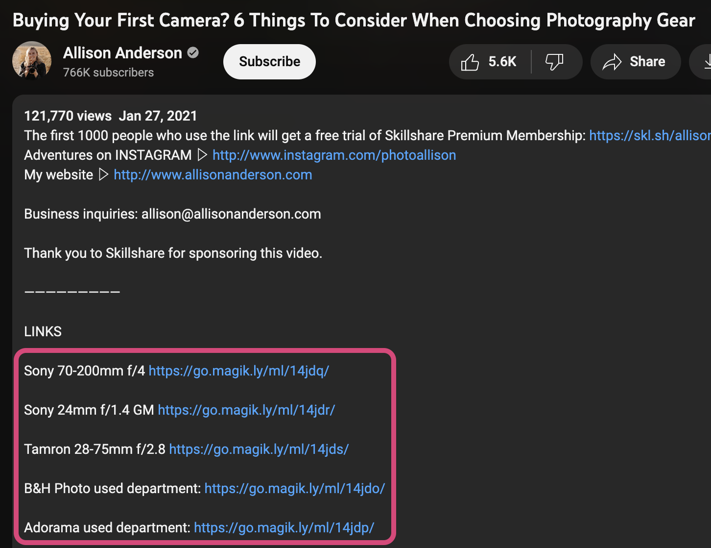 youtube affiliate marketing